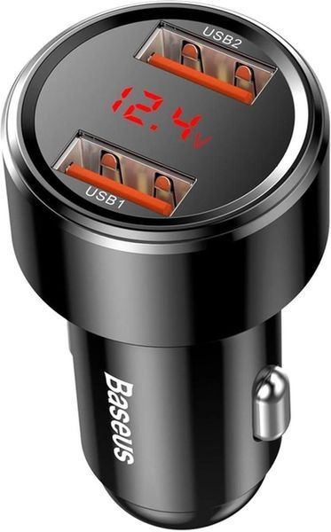 АЗП Baseus Magic Series PPS 2USB 45W/QC/PD/LCD Black CCMLC20A-01 00000000604 фото