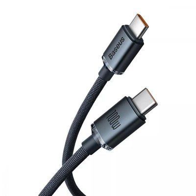 PD кабель Baseus Pudding Series Fast Charging Cable Type-C to Type-C 100W 1.2m Black P10355702111-00 00000000979 фото