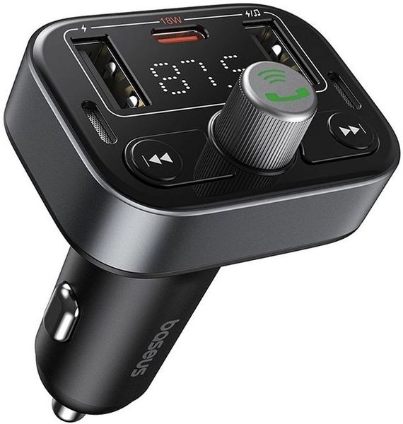 FM-Модулятор Baseus S-09 Lite Series Car FM Transmitter Cluster Black 00000012393 фото