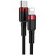 Кабель Baseus Cafule Cable Type-C to Lightning PD 20W 1m Red / Black (CATLKLF-91) 00000000082 фото 2