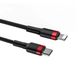 Кабель Baseus Cafule Cable Type-C to Lightning PD 20W 1m Red / Black (CATLKLF-91) 00000000082 фото 5