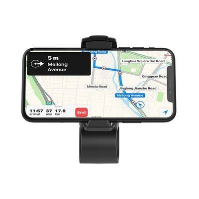 Автомобільний тримач для телефону (холдер) Hoco CA50 In-car dashboard phone holder Black 00000000574 фото