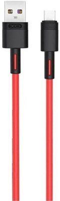 Кабель XO NB-Q166 fast charging usb cable for Type-c 5A/1m Червоний 00000000981 фото
