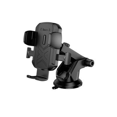 Автотримач Hoco H65 Gamble one-button car holder(center console) Чорний 00000000884 фото