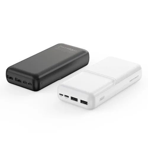 Зовнішній акумулятор (повербанк) XO PR252 Lighted Mobile Power 20 000 mAh Чорний 00000000231 фото