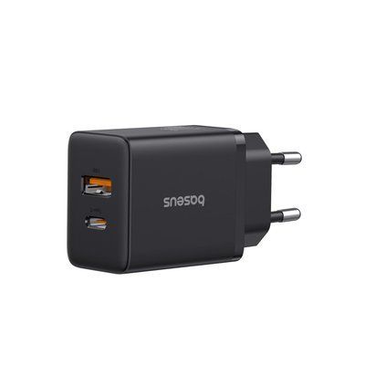 МЗП Baseus Cube Fast Charger C+U 20W EU Cluster Black P10111403113-00 00000000734 фото