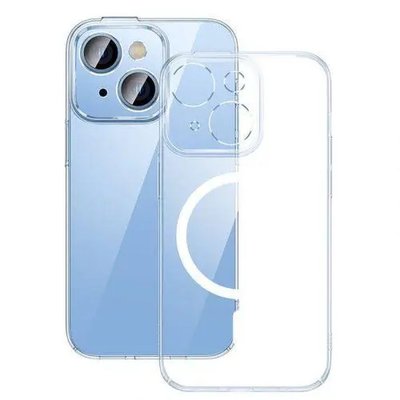 Чохол Baseus Crystal Series Magnetic Case for iPhone 14 Plus (зі склом) ARJC010002 Transparent 00000005094 фото