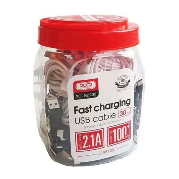 Кабель XO NB212 2.1A USB cable for Lightning (30pcs/Bottle) Мікс 00000000936 фото