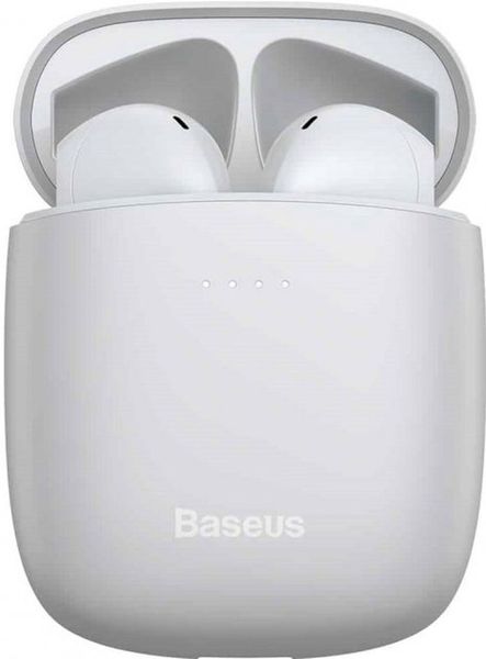 Бездротові навушники Bluetooth Baseus Encok True Wireless Earphones W04 White (2022 Edition) NGTW030102 00000001399 фото