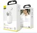 Бездротові навушники Bluetooth Baseus Encok True Wireless Earphones W04 White (2022 Edition) NGTW030102 00000001399 фото 4