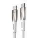 PD кабель Baseus Glimmer Series Fast Charging Data Cable Type-C to Type-C 100W 1m White CADH000702 00000001049 фото 3