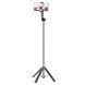 Селфі-палиця трипод HOCO K18 Wave four-leg live broadcast holder (0,97m.) Black 00000000624 фото 5