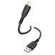 Кабель XO NB247 Suluo Series Portable Silicone for Lightning with Cable Clip 6A/0,25m Чорний 00000000938 фото 3