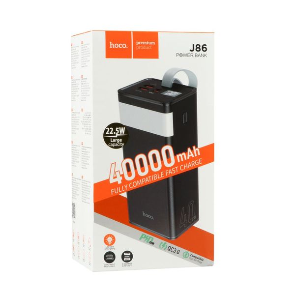 Power Bank Hoco J86 22.5W 40000mAh Black 00000001965 фото