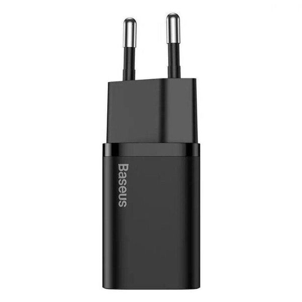 Мережевий зарядний пристрій Baseus Super Si Quick Charger 1C 25W (CCSP020101) Black 00000001048 фото