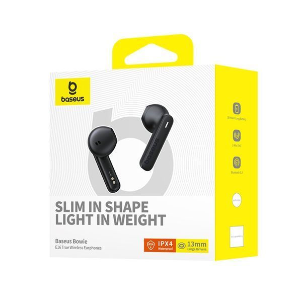 Навушники Baseus Bowie E16 True Wireless Earphones Black A00061900113-01 00000000424 фото