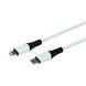 PD Кабель BOROFONE BX79 Silicone charging data cable Type-C to Lightning 20W/1m білий 00000000992 фото 2