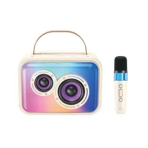 Акустична система XO F54 Glossy Cool Light K-Song Audio 20W Біла 00000000082 фото