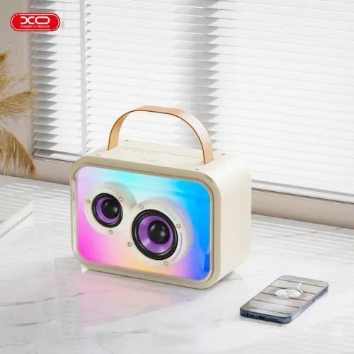 Акустична система XO F54 Glossy Cool Light K-Song Audio 20W Біла 00000000082 фото