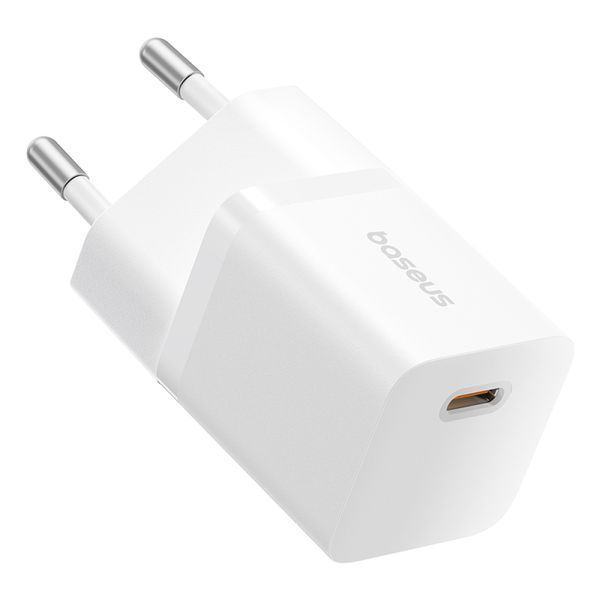 МЗП Baseus GaN5 Fast Charger (mini) 1C 25W EU White P10110909213-00 00000000736 фото