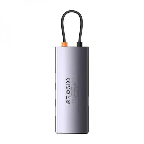 USB-хаб (адаптер) 4 in 1 Baseus Starjoy Metal Gleam Series 4-port Type-C Hub Adapter 4xUSB3.0 Gray (WKWG070013, BS-OH066) Gray 00000002016 фото