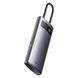 USB-хаб (адаптер) 4 in 1 Baseus Starjoy Metal Gleam Series 4-port Type-C Hub Adapter 4xUSB3.0 Gray (WKWG070013, BS-OH066) Gray 00000002016 фото 4