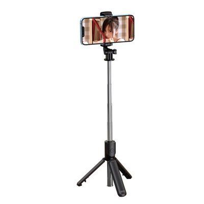 Монопод XO SS09 Multifunctional remote control selfie-stick Чорний 00000000628 фото