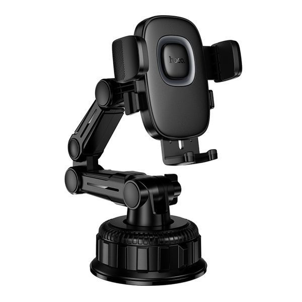 Автотримач Hoco H89 Crown large suction cup car holder(center console) black metal gray 00000000890 фото