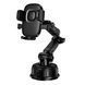 Автотримач Hoco H89 Crown large suction cup car holder(center console) black metal gray 00000000890 фото 5