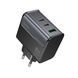 МЗП HOCO CS75A Star Speed PD70W(2C1A) charger(EU) Black 00000000380 фото 2