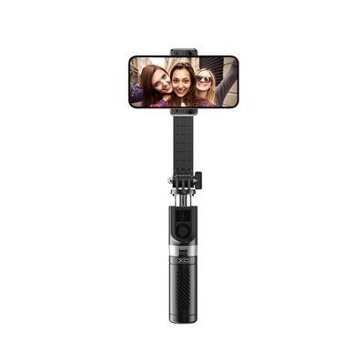 Монопод XO SS10 Mini Tripod Stand Bluetooth Selfie Stick 80CM (with Mirror) Чорний 00000000629 фото