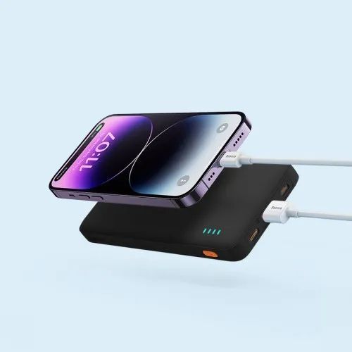Зовнішній акумулятор (повербанк) Baseus Airpow 20W 10 000 mAh Black PPQD090001 00000000237 фото