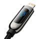 PD Кабель Baseus Display Fast Charging Data Cable Type-C to IP 20W 2m Black CATLSK-A01 00000000947 фото 5