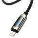 PD Кабель Baseus Display Fast Charging Data Cable Type-C to IP 20W 2m Black CATLSK-A01 00000000947 фото 4
