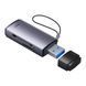 Карт рiдер Baseus Lite Series USB-A to SD/TF Card Reader Сірий WKQX060013 00000001048 фото 2