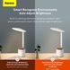 Настільна лампа для стола з мережевим адаптером Baseus Smart Eye Series Full Spectrum Double Light Source Reading and Writing Desk Lamp (DGZH-02) 00000002112 фото 1