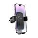 Автотримач Hoco H78 Vista push-type car holder(air outlet) black metal grey 00000000892 фото 1