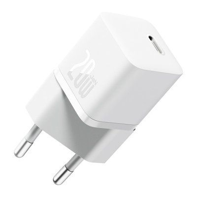 МЗП Baseus GaN5 Fast Charger(mini) 1C 20W EU White CCGN050102 00000000739 фото