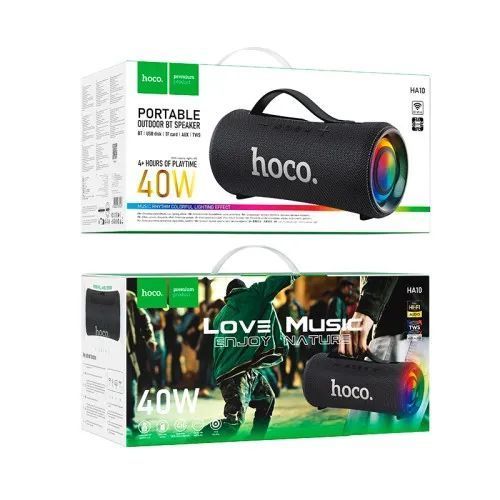 Акустична система HOCO HA10 Oleada outdoor BT speaker Black 00000000032 фото