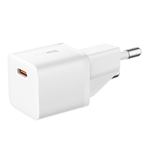 МЗП Baseus GaN5 Fast Charger(mini) 1C 20W EU White CCGN050102 00000000739 фото