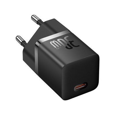 МЗП Baseus GaN5 Fast Charger(mini) 1C 30W EU Black CCGN070401 00000000740 фото