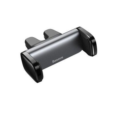 Автомобільний тримач для телефону (холдер) на дефлектор Baseus Steel Cannon Air Outlet Car Mount Black SUGP-01 Black 00000000567 фото
