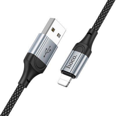 Кабель HOCO X102 Fresh charging data cable iP 1m. Black 00000000944 фото