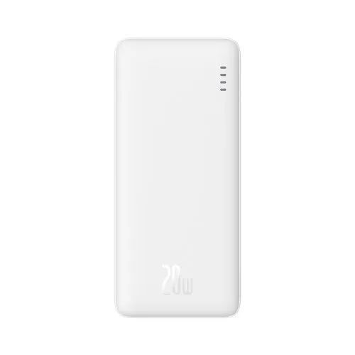 Зовнішній акумулятор (повербанк) Baseus Airpow 20W 10 000 mAh White PPQD090002 00000000240 фото