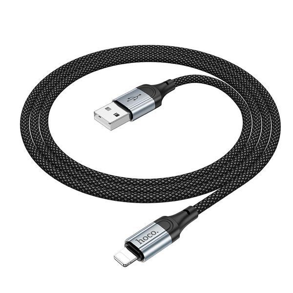 Кабель HOCO X102 Fresh charging data cable iP 1m. Black 00000000944 фото