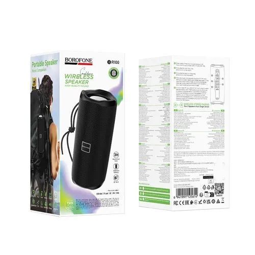 Акустична система BOROFONE BR100 Joy sports BT speaker чорна 00000000017 фото