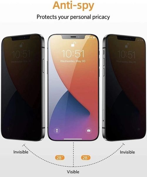 Захисне скло Hoco G11 Full screen HD privacy protection for iPhone XsMax/11ProMax 00000006601 фото