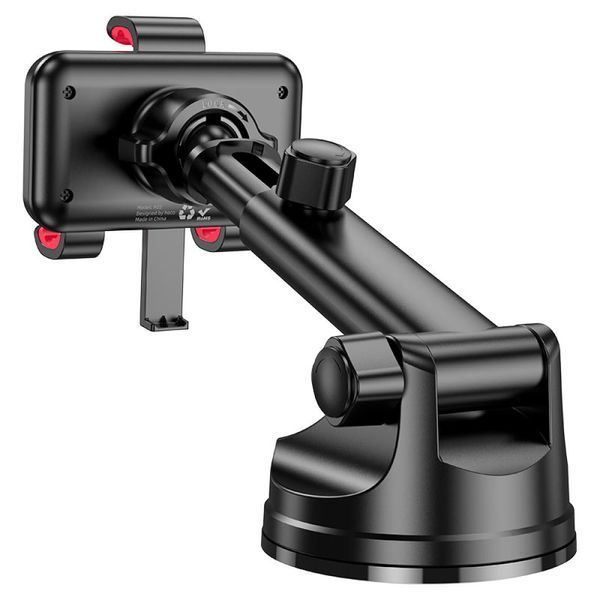 Автотримач Hoco H22 Dragon automatic clamping car holder(center console) Чорний 00000000876 фото