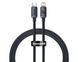 PD кабель Baseus Crystal Shine Series Fast Charging Type-C to iP 20W 2m Black CAJY000301 00000000984 фото 1