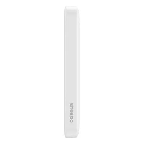 Зовнішній акумулятор (повербанк) Baseus Magnetic Mini Wireless Fast Charge 5 000 mAh 20W White P1002 00000000242 фото